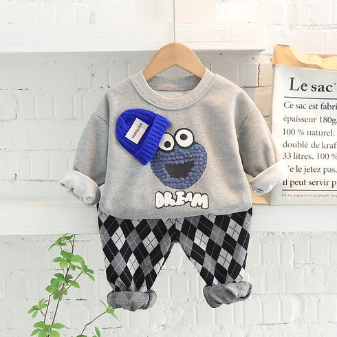 Boys suit spring and autumn two-piece set
